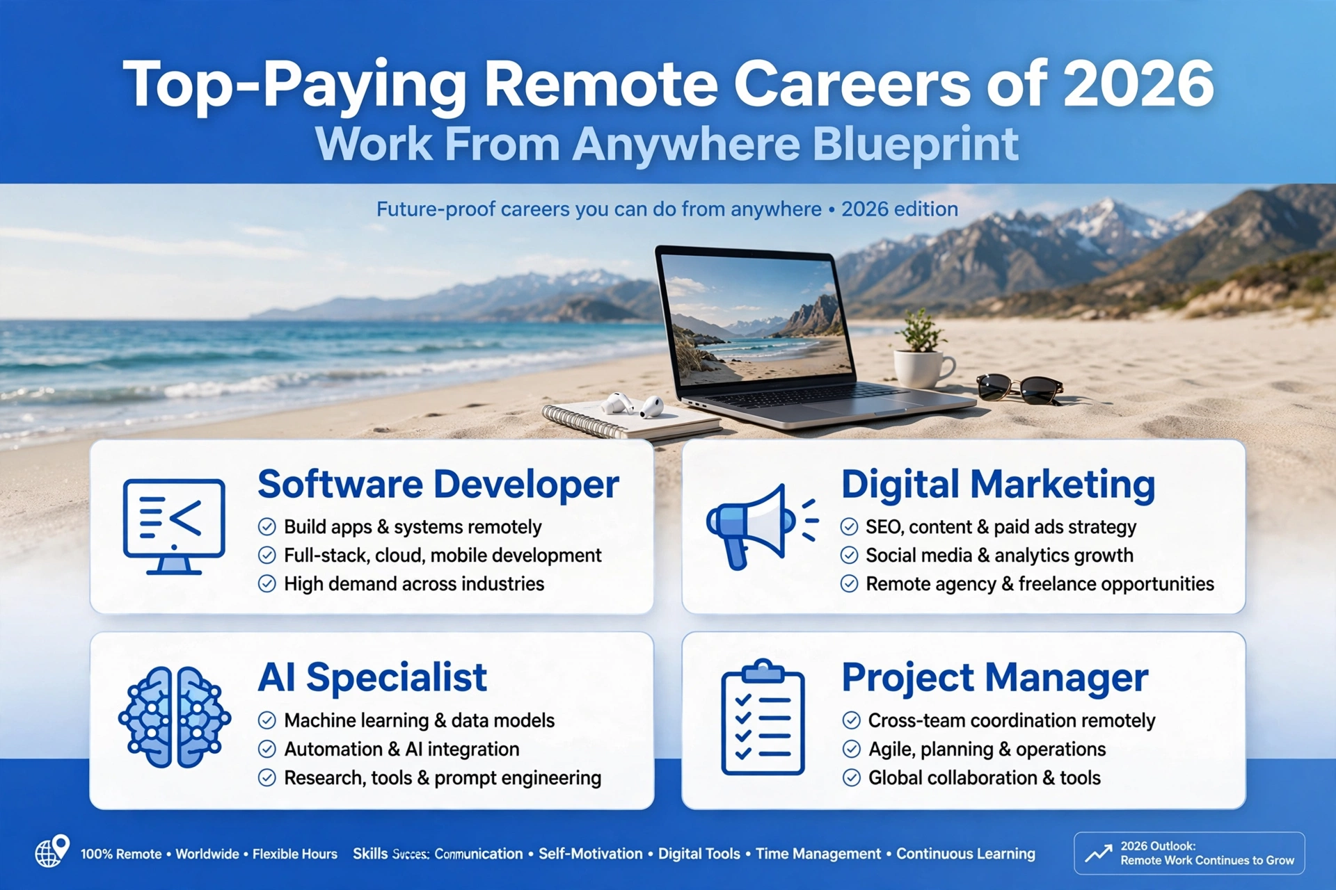 Top-Paying Remote Careers of 2026: Work From Anywhere Blueprint